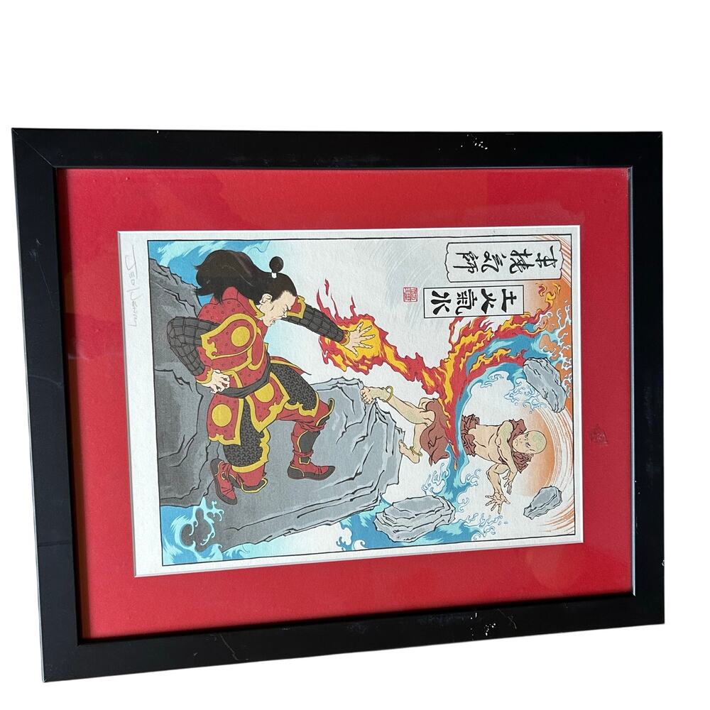 Avatar the Last Airbender Japanese Edo Giclee Limited Poster Print Mondo signed